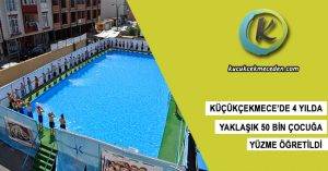 Küçükçekmece'de Portatif Havuz