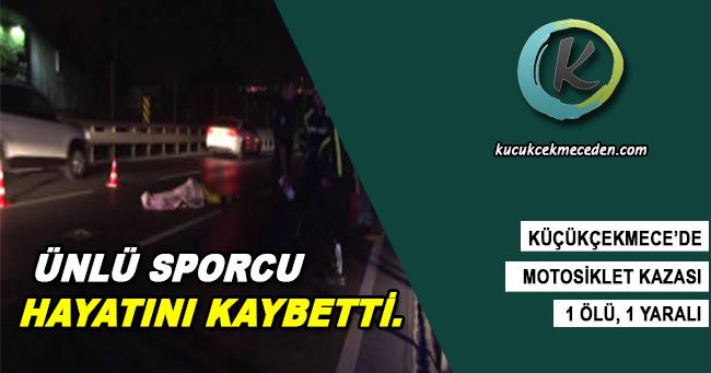 Küçükçekmece'de Motosiklet Kazası Küçükçekmece'de Motosiklet Kazası
