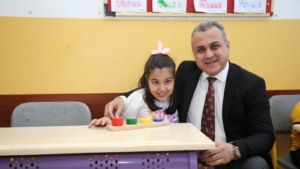 Kaymakam Anteplioğlu'ndan Kumsal Özel Eğitim Uygulama Okulu'na ziyaret