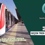 Küçükçekmece'de Tren Gözüktü