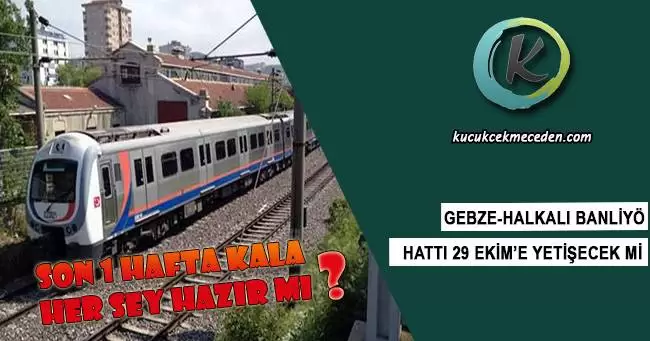 Halkalı Gebze Banliyö Hattı