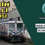 Gebze Halkalı Tren Seferleri Yeni Yılda Başlayacak