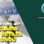Tekirdağ'da Kar Yağışı Başladı