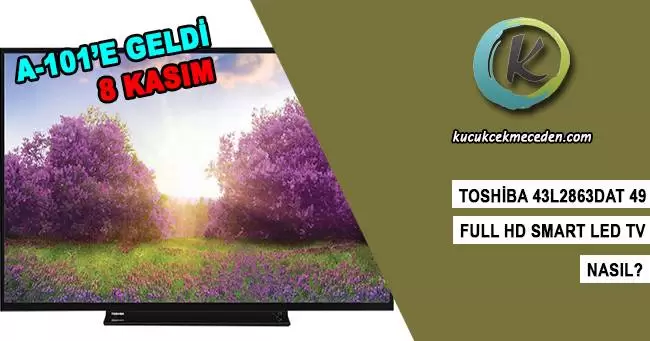 A101'e gelen Toshiba 43L2863DAT 49