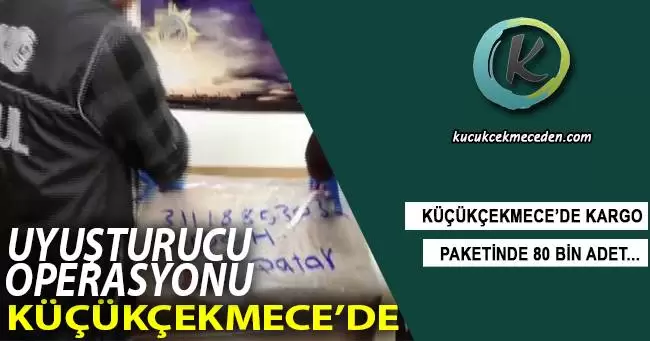 Küçükçekmece'de Kargo Paketinden