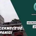 Küçükçekmece'de Plastik Ambalaj Atölyesinde Yangın