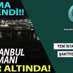 Yeni İstanbul Havalimanı Şantiye Alanını Su Bastı