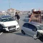 Küçükçekmece'de kazayı önüne çıkan