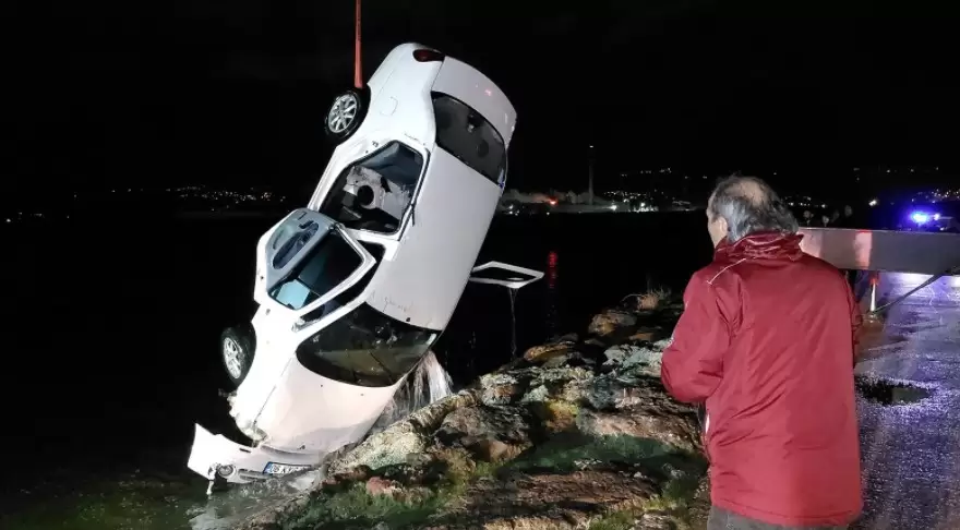 Samsun'da otomobil denize uçtu: Gökhan Yıldırım hayatını kaybetti