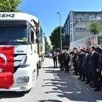 İlk İhracat TIR'ı Küçükçekmece'den Yola Çıktı