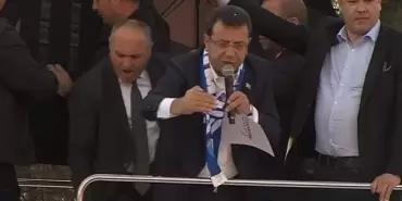 Ekrem İmamoğlu Erzurum Saldırı Görüntüleri 2023