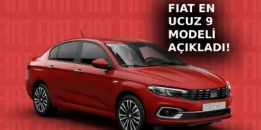 Fiat'ın Nisan ayı sonuna kadar geçerli en ucuz otomobilleri açıklandı! 449.000 TL rakamı dikkat çekti