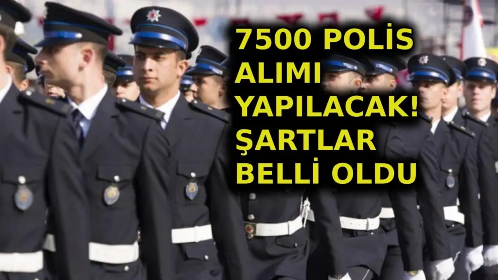 Ve beklenen müjde EGM'den geldi! 7500 polis alımı yapacak... Şartlar belli oldu