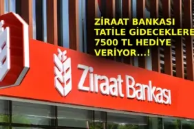 Ziraat Bankası tatile gideceklere 7500 TL hediye veriyor! Tek şart belli oldu 4 Ziraat Bankası tatile gideceklere 7500 TL hediye veriyor! Tek şart belli oldu