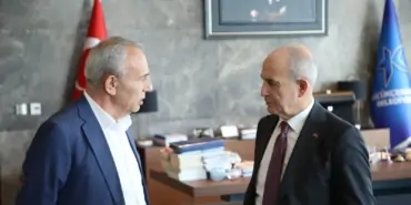 Trabzonlu iki başkan Küçükçekmece'de buluştu