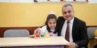 Kaymakam Anteplioğlu'ndan Kumsal Özel Eğitim Uygulama Okulu'na ziyaret