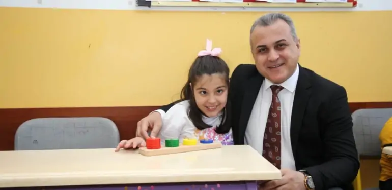 Kaymakam Anteplioğlu’ndan Kumsal Özel Eğitim Uygulama Okulu’na ziyaret