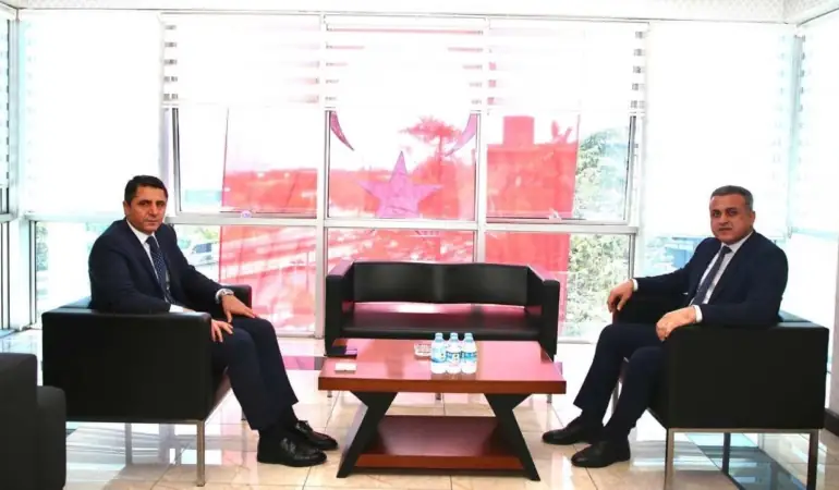 Küçükçekmece Kaymakamı Anteplioğlu’ndan, İlçe Yeni Emniyet Müdürü Hasan DEMİRBAĞ’a ziyaret