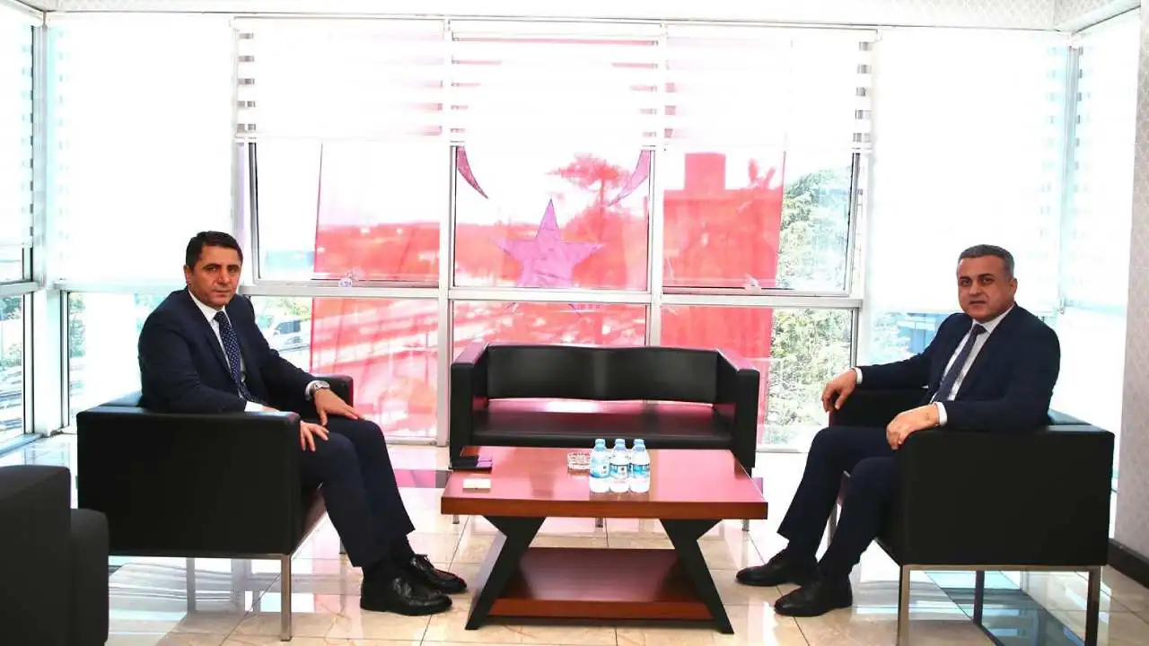 Küçükçekmece Kaymakamı Anteplioğlu'ndan, İlçe Yeni Emniyet Müdürü Hasan DEMİRBAĞ'a ziyaret