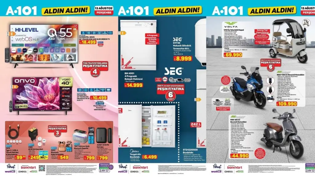 Sıcak su konforu artık çok yakın; 65 litrelik SEG termosifon 13 Ağustos'ta A101'e geliyor