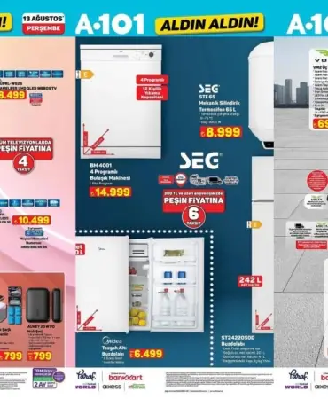 Sıcak su konforu artık çok yakın; 65 litrelik SEG termosifon 13 Ağustos'ta A101'e geliyor